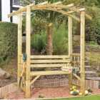 Shire Romana 2 Seater 4 x 2ft Pressure Treated Arbour