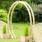 Shire 8 x 8ft Free Standing Flower Circle Arch with Bold Down Bracket