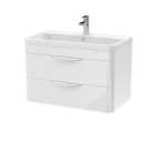 Parade Wall Mounted Vanity Unit with Polymarble Basin