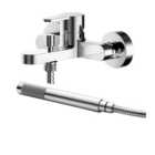 Arvan Wall Mounted Bath Shower Mixer Tap with Kit