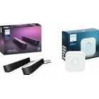 Philips Hue White And Colour Ambiance Play Light Bar Twin Pack And Bridge