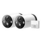 TP-Link TAPO C420S2 - Smart Wire-Free Security Camera System, 2-Camera System