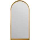 The Naturalis Solid Oak Framed Arched Leaner Wall Mirror 180 x 90cm
