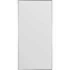 The Artus Silver Aluminium Wall Mirror 200 x 100cm