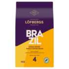 Lofbergs Single Origin Brazil Whole Coffee Beans 1kg