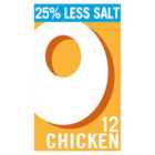 Oxo 12 Reduced Salt Chicken Stock Cubes 71g