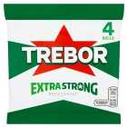 Trebor Extra Strong Peppermint Mint Rolls 4 x 41.3g