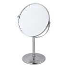 Chrome Free Standing Dressing Table Mirror