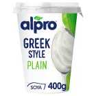 Alpro Plain Soya Dairy Free Greek Style Yogurt Alternative, 400g