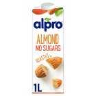 Alpro Almond No Sugar Long Life Dairy Free Milk Alternative, 1litre
