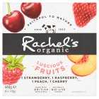 Rachels Dairy Luscious Fruits Cherry & Strawberry Organic Yogurts, 4x110g