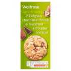 Waitrose Belgian Chocolate & Hazelnut Cookies, 200g