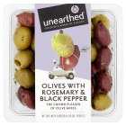 Unearthed Olives with Rosemary & Black Pepper, 230g