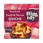 Higgidy Smoked Bacon & Cheddar Quiche, 155g