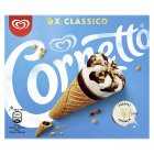 Cornetto Classico Ice Cream Cone, 6x90ml