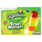 Nestlé Rowntree's Fruit Pastilles Lollies, 4x65ml