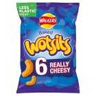 Walkers Wotsits Crisps Really Cheesy Multipack Snacks, 6x16.5g