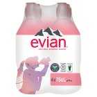 Evian Still Mineral Water Sportscap, 4x75cl