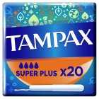 Tampax Super Plus Tampons With Cardboard Applicator, 20s