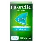 Nicorette Icy White 4mg Gum, 105s