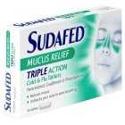 Sudafed Mucus Relief Tablets, 16s