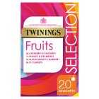 Twinings Fruits Tea Bag Selection 20, 40g