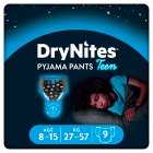 Huggies DryNites Pyjama Pants Boy 8-15 yrs, 9 Pack