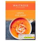 Waitrose Rich & Spicy Lentil Cup Soup, 4x24g