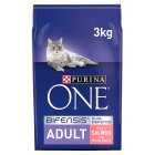 Purina ONE Adult Salmon Cat Food, 3kg