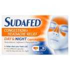 Sudafed Congestion Day & Night Capsules, 16s