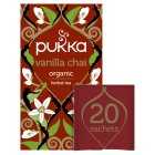 Pukka Vanilla Chai 20 Tea Sachets, 40g