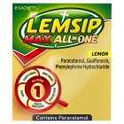 Lemsip Max All in 1 Cold & Flu Lemon Sachets, 8s