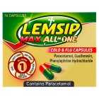 Lemsip Max All in 1 Cold & Flu Capsules, 16s