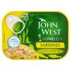 John West Boneless Sardines in Sunflower Oil, drained 67g