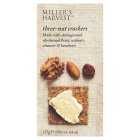 Miller's Harvest Three-Nut Crackers, 125g