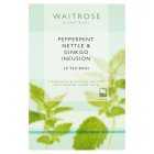 Waitrose Peppermint Nettle & Ginkgo 20 Tea Bags, 30g