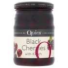 Opies Black Cherries with Kirsch, drained 230g