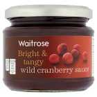 Waitrose wild cranberry sauce, 205g