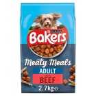 Bakers Meaty Meals With Beef, 2.7kg