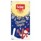 Schär Gluten Free Chocolate Fingers, 150g