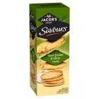 Jacob's Savours Sour Cream & Chive Thins Crackers, 150g