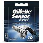Gillette sensor excel razor blades, 10s