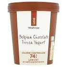Waitrose Calorie Controlled Belgian chocolate Frozen Yogurt, 500ml
