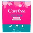 Carefree Cotton Pantyliners Unscented, 56s