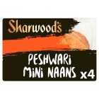 Sharwood's Mini Peshwari Naans, 4s
