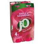 J2O Apple & Raspberry Fruit Juice, 4x275ml
