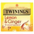 Twinings Lemon and Ginger Fruit Tea Bags 80, 120g