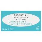 Essential Large Soft White Tissues, 100 sheets