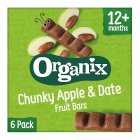 Organix Apple & Date Fruit Snack Bars, 6x17g
