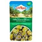 Crespo Pitted Green Olives Garlic & Herb, 70g